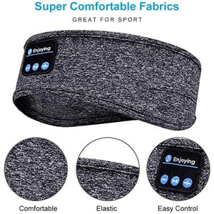 Draadloze Bluetooth Oortelefoon Slapen Band Hoofdtelefoon Muziek Hoofdtelefoon Zachte Elastische Comfortabele Muziek Headset Yoga Sport Fone