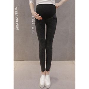 Moederschap Hoge Elastische Jeans Denim Broek Voor Zwangere Vrouwen Zwangere Dragen Denim Skinny Broek Zwangerschap Kleding Jean Broek