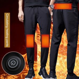 Intelligente Verwarmde Warme Broek Broek Carbon Fiber Verwarming Grote Maat Broek Voor Mannen En Vrouwen Winter Outdoor Fietsen