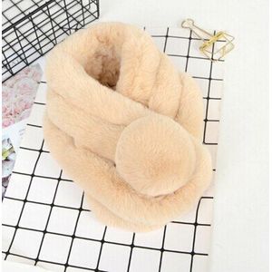 Womens Kids Baby Meisjes Bont Winter Faux Fuzzy Sjaal Halswarmer Wrap Extra Grote Kraag Sjaal Stola Sjaals