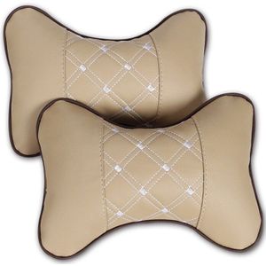 Auto Hoofdsteun 2 Pcs Car Seat Kussen Bescherming Nek Veiligheid Auto Seat Accessoires Kussen Geschikt Voor Alle Auto