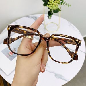 Oulylan Anti Blauw Licht Brilmontuur Vrouwen Mannen Oversized Vierkante Brillen Frames Computer Transparante Recept Bril