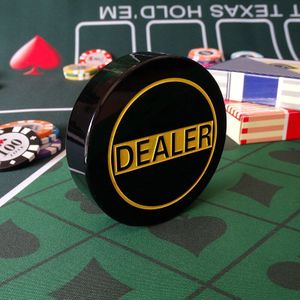 Dealer Button 3 Inch Acryl Poker Card Guard Texas Hold'em Game Accessoires Alle In Big Blind Kleine Blind