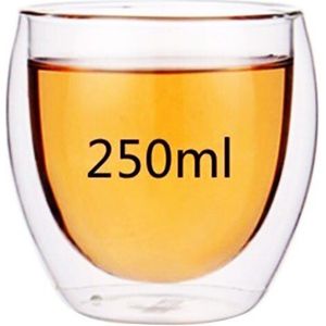 80/250/350/450 Ml Thicken Hittebestendige Dubbele Laag Glas Cup Creatieve Bier Koffie Mok thee Glas Whisky Glas Cups Drinkware