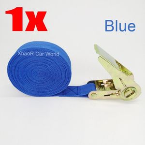 4 Meter Gesp Tie-Down Riem Cargo Bandjes Voor Auto Motor Fiets Met Metalen Gesp Sleepkabel Sterke Ratel riem Voor Bagage Tas