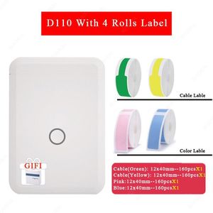 Niimbot D101 Draadloze Label Printer Draagbare Pocket Label Printer Bluetooth Thermische Label Maker Snelle Afdrukken Thuisgebruik Kantoor