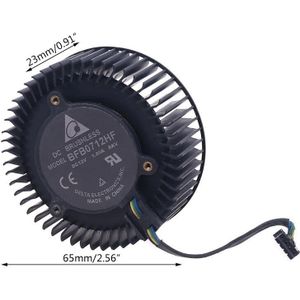 BFB0712HF 65Mm 12V 1.8A 4Pin Videokaart Koelventilator Voor Nvidia Gtx Titan GTX980 980Ti Koeler Fan