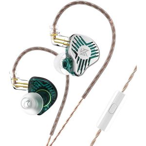 Kz Eds Dynamische Oortelefoon Hifi Dj Monitor In Ear Oordopjes Oordopjes Sport Noise Cancelling Metal Headset Kz Zex Zsn edx Pro