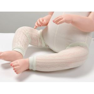 Pasgeboren Ademend beenwarmer Meisje jongen Zomer Katoen ultradunne kniebeschermers Zuigeling arm warmer 7 kleuren 2 maat