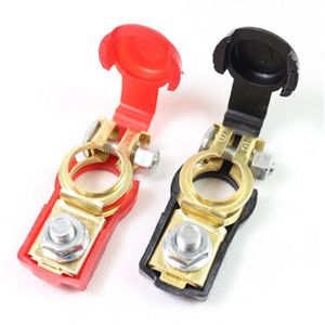 Paar 12 V Koper Auto Accupoolklemmen Quick Power Release Connector Car Caravan Boot Camper Auto-Styling