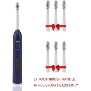 Boyakang Ultrasone Elektrische Tandenborstel 3 Modes Intelligente Herinnering IPX7 Waterdicht Dupont Haren Draadloos Opladen