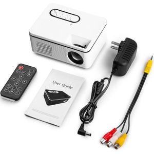 Mini Projector1080p Thuis Proyector Video Speler Projectoren Met Hdmi Usb Av Poorten Tf Card Slot Video Formaten MP4, rmvb,