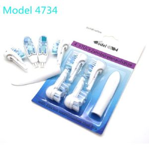 8 Stuks Vervanging Elektrische Tandenborstel Heads 4734 Fit Voor Orale B Multi Directionele Batterij Elektrische Tandenborstel