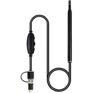 AN97 Mobiele Telefoon Otg Usb Endoscopie Camera 5.5Mm/7Mm Lens Waterdichte 6 Verstelbare Led Verlichting Inspectie Endoscoop
