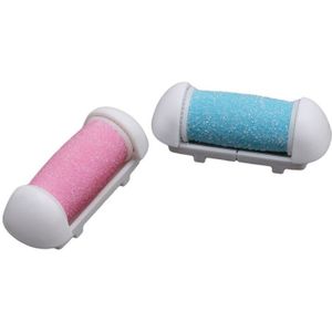 2 Stks/set Voetverzorging Tool Hoofden Pedi Hard Skin Remover Vullingen Vervanging Rollen Voor Scholls Bestand Voeten Care Tool