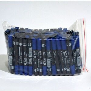 Marker Zwart Rood Blauw Vette Navulbare Inkt Express Big End Pen Snel Droog Markering Big End Marker