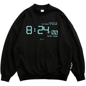 Inflatie Mannen Sweater Streetwear Reflecterende High Street Sweater Mannen Oversized Sweatshirt Mannen Katoen Trui 1305W