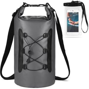Outdoor Rugzak Roll-Top Drijvende Water Tas Met Waterdichte Pouch Strand Dry Bag Telefoon Case Voor Varen Vissen Surfen