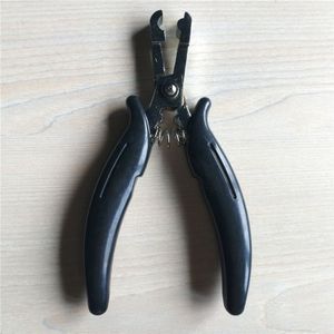 1 stks Zwart Keratine Rebonds Verwijderen Tang voor Fusie Haarverlenging Nail Haar Tang Salon Gereedschap Kit pinze per capelli Haar Zange