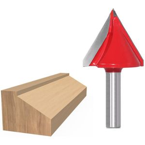 1 Pc 8 Mm Shank V Bit Cnc Cricut Carbide End Mill 3D Frezen Voor Hout 60 90 120 150 Deg Tungsten Houtbewerking Frees