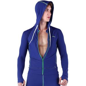 Sabolay Mannen Rits Vest Lange Mouw Surf Top Duiken Tops Rashguards Badpak Zonnebrandcrème Lange Broek Zwemmen Shirt Rash Guard