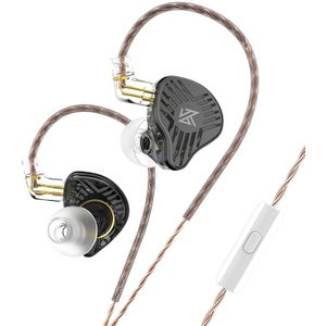 Kz Eds Dynamische Oortelefoon Hifi Dj Monitor In Ear Oordopjes Oordopjes Sport Noise Cancelling Metal Headset Kz Zex Zsn edx Pro