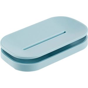 Nordic Dubbele Laag Water Aftappen Zeepkist Zeep Houder Lekvrije Schotel Case Antislip Zeep Case Badkamer wc Wasmiddel Doos