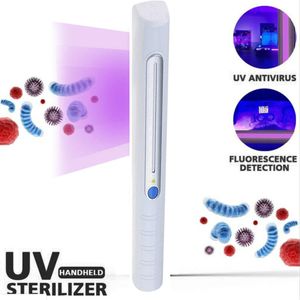 Handheld Uv Kiemdodende Lamp UV-C Ultraviolet Licht Buis Draagbare 3W Voor Reizen Hotel Slaapkamer