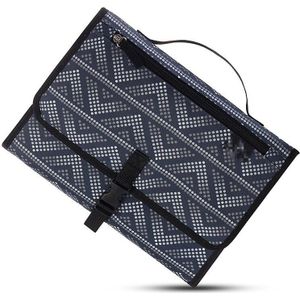 Draagbare Baby Veranderende Pad Ingebouwde Hoofd Kussen Waterdichte Reizen Clutch Luiertas Voor Peuter