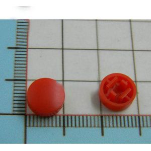 200pcs A25 10mm rode tactiele knop cap voor 12*12*7.3mm licht touch schakelaar caps cover prijs