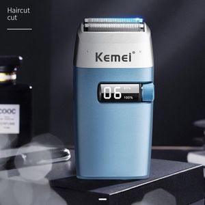 Kemei 3385 Elektrische Scheerapparaat Voor Mannen Usb Draadloze Oplaadbare Baard Scheermes Vergeldende Folie Mesh Scheren Machine