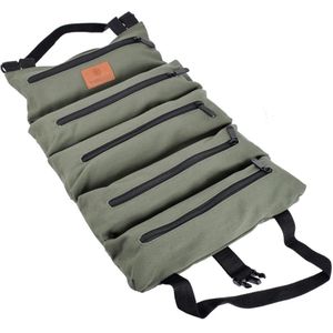 Roll Tool Roll Multifunctionele Tool Roll Up Tas Moersleutel Roll Pouch Opknoping Tool Rits Carrier Tote