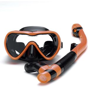 Professionele Duiken Masker En Snorkels Anti-Fog Bril Bril Duiken Zwemmen Adem Buis Set Duikbril Droge snorke