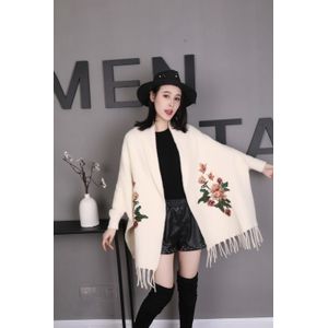 Vrouwen Reizen Sjaal Deken Sjaal Fall Winter Dikke Wrap Poncho Imitatie Kasjmier Capes Nationale Wind Vork Dikkere Mantel