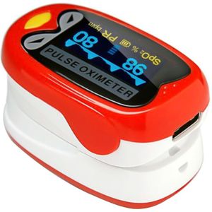 Blood Oxygen Monitor Pulsoxymeter Zuurstofverzadiging Monitor Oximeter Hartslagmeter Zonder Batterij