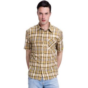 ROYALWAY Outdoor Sport Casual Mannen Korte Mouw Shirts Zomer Vissen Camping Wandelen Snel Droog Overhemd RIM7101BS