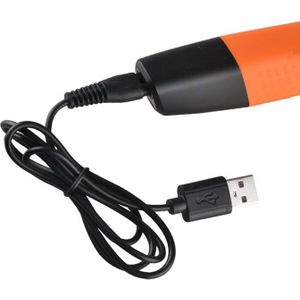 Mini Elektrische Scheerapparaat Waterdicht Mannen Scheermes Usb Opladen Bakkebaarden Trimmer 110-240V Mannelijke Whole Body Epilator Met 4 limiet Kammen 38
