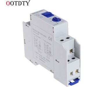 Ootdty Din Rail Trappenhuisschakelaar Switch Timer Relais 220VAC 16A Gebruikt Voor Corridor Verlichting ALC18
