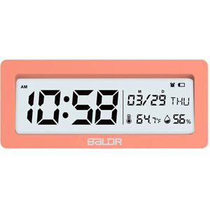 Digitale Wekker Digitale Snooze Tafel Klok Wakker Elektronische Tijd LCD Display Temperatuur Vochtigheid Monitor Thuis Klok