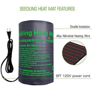 20X20.75 "Zaailing Warmte Mat Plant Zaad Kieming Voortplanting Kloon Starter Warm Pad Mat Groente Bloemen Tuin Gereedschap levert