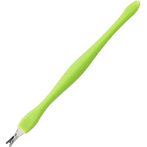 1Pc Dode Huid Remover Nail Art Vork Cuticle Remover Nipper Pusher Trimmer Rvs Pedicure Nails Care Nail Gereedschap