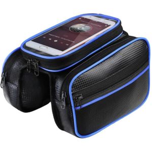 Lage Prijs Fiets Mobiele Telefoon Zak Mountainbike Touch Screen Zak Dubbele Zadeltas Fiets Zadeltas Bovenste Buis Tas beam Zak