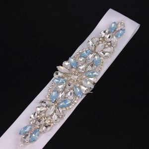 Crystal Bridal Sash Diamant Bruids Riem Voor Avondjurk Rode Steentjes Trouwjurk Riem Met Kralen Parel voor Vrouwen