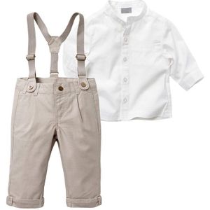 Kinderen Kleding Set Jongens Lange Mouwen Tops + Bib Broek 2 stks/set Kinderen Casual Outfits Pak Kinderkleding