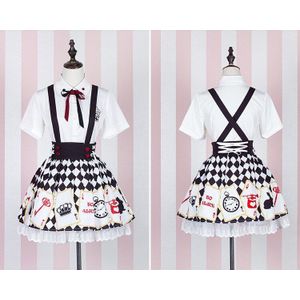 Lente En Herfst Japanse Zachte Zus College Stijl Leuke Plaid Shirt Riem Korte Rok Vrouwen Pak Twee Sets