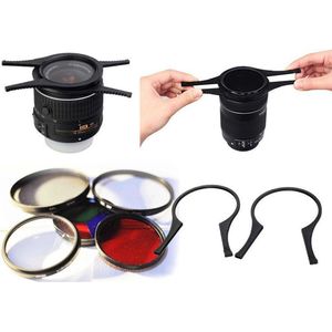2 Stks/set Lens Filter Moersleutelmoersleutel Tang Removal Tools Geschikt Voor 49 Mm-58 Mm Filters Jetting