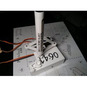 Plotclock Klok Manipulator Met Servo Open Source Arduino Schrijven En Tekenen Diy Robot Maker