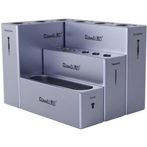 Qianli Icube Aluminium Opbergdoos Schroevendraaiers Pincet Schroef Magnetische Opbergrek Multi Functie Module Combinatie