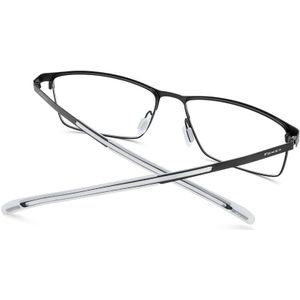 Fonex Pure Titanium Brilmontuur Mannen Vierkante Bijziendheid Optische Recept Lenzenvloeistof Frame Man Antislip Siliconen Brillen 8521