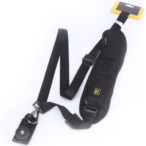 Verstelbare Quick Rapid Camera Single Schouder Black Sling Strap Voor Canon Nikon Sony Dslr Camera